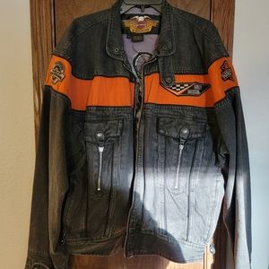 Vintage Harley Davidson Jean riding jacket